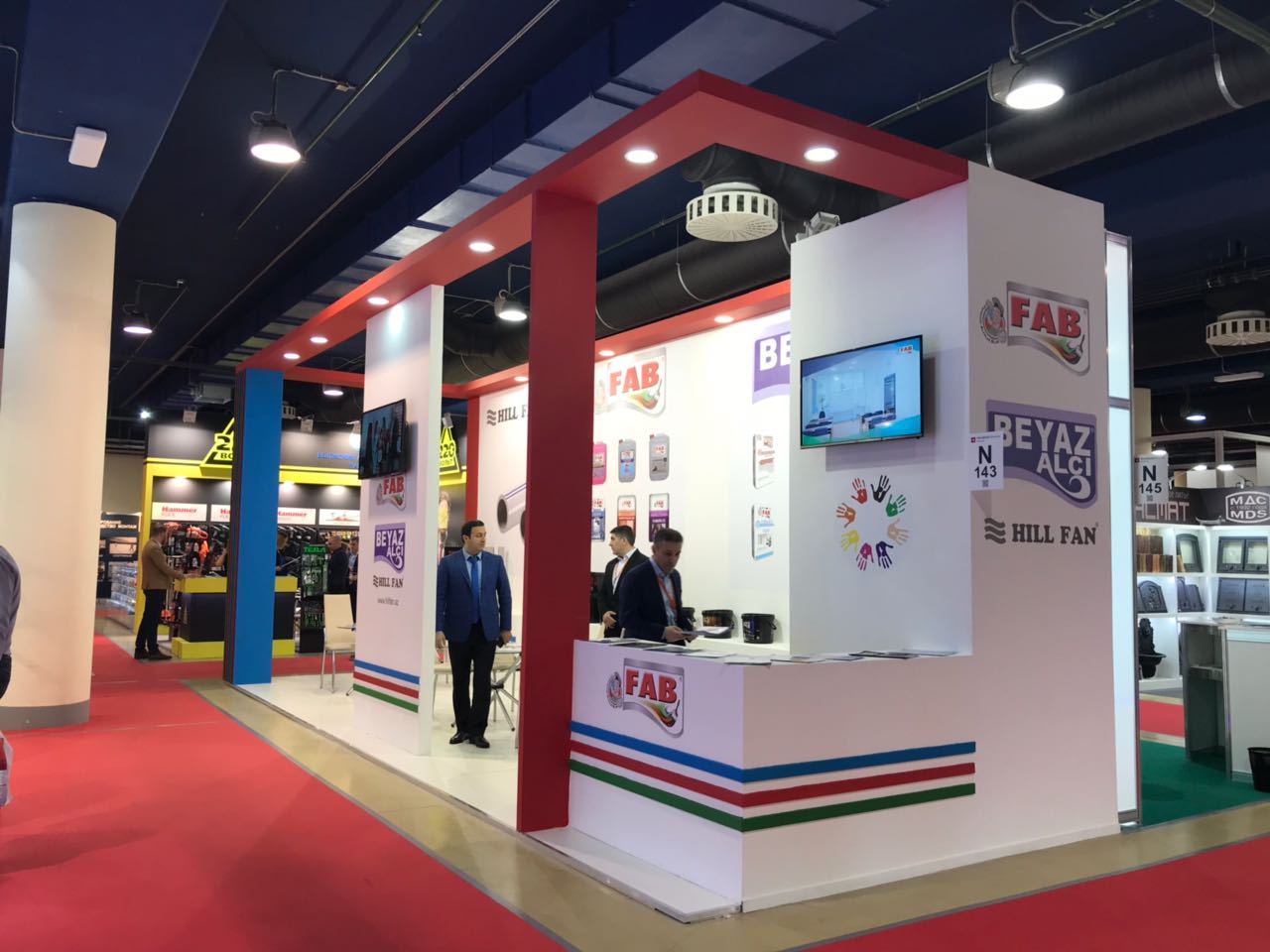 Fab — Rusya fuar standı